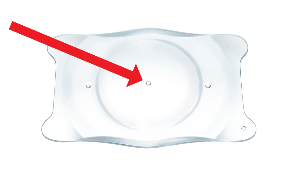 EVO Visian ICL Lens arrow port